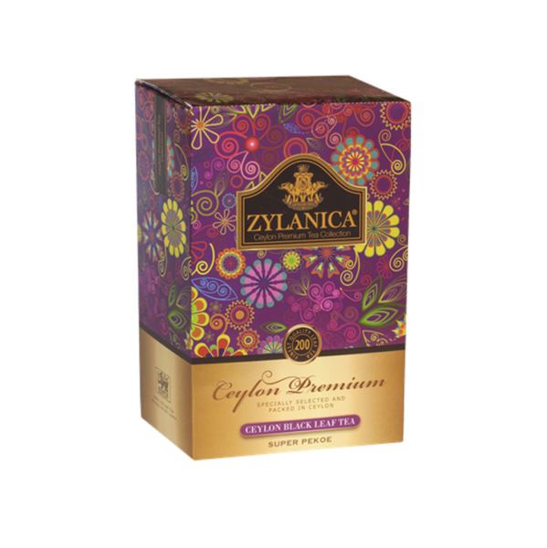 Чай черный Zylanica  Ceylon Premium Collection  Super Pekoe 200 грамм