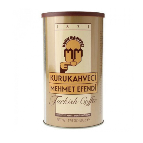 Турецкий кофе молотый Мехмет Эфенди 500 грамм ЖБ