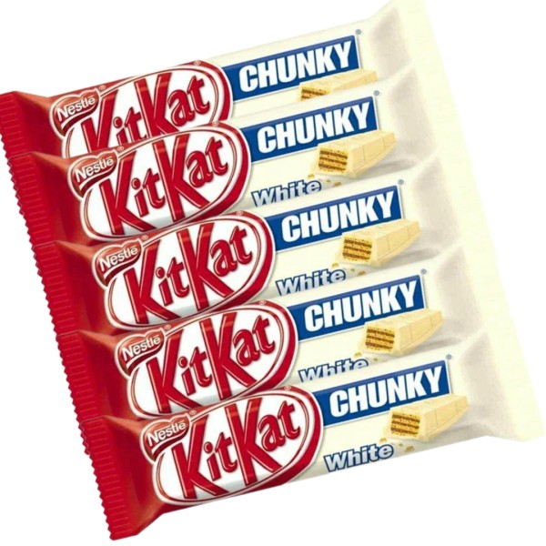 Кит Кат Чанки в белом шоколаде 40 грамм 5 штук