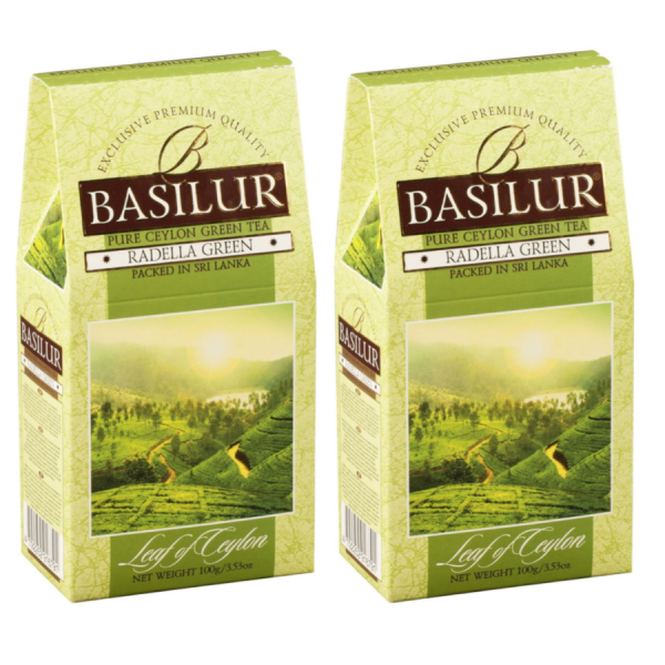 Чай зеленый Базилур Раделла 100 грамм 2 штуки