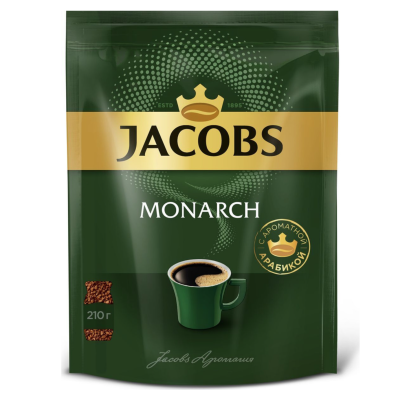 Кофе растворимый Якобс Монарх 210 грамм