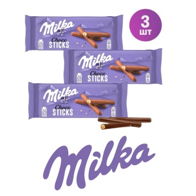 Палочки Милка Чоко Стикс 112 грамм (Германия) 3 штуки