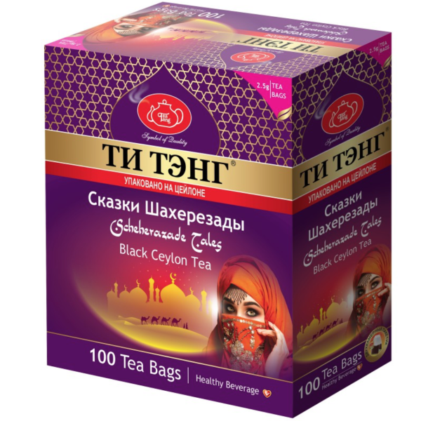 Чай чёрный Ти Тэнг "Сказки Шахерезады" 100 пакетов