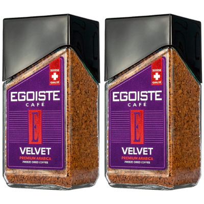 Кофе растворимый Egoiste Velvet 95 грамм 2 штуки