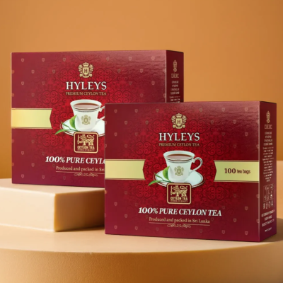 Чай черный Хэйлис Премиальный Цейлонский 100 пакетов 2 штуки