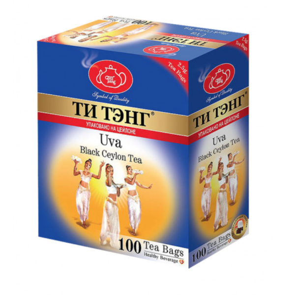 Чай чёрный Ти Тэнг "Ува" 100 пакетов