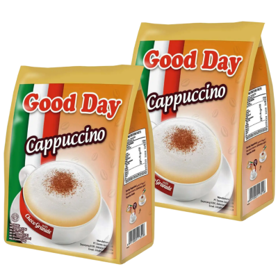 Кофе порционный  Гуд Дэй Капучино 20 стиков 2 упаковки
