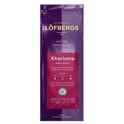Кофе в зернах Lofbergs Kharisma 400 грамм