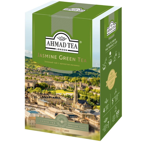 Чай зеленый Ахмад с жасмином 200 грамм