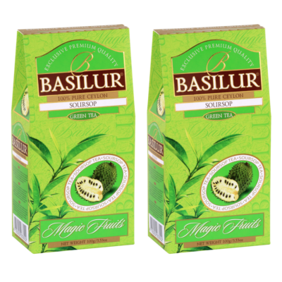 Чай зеленый Базилур Саусеп 100 грамм 2 штуки