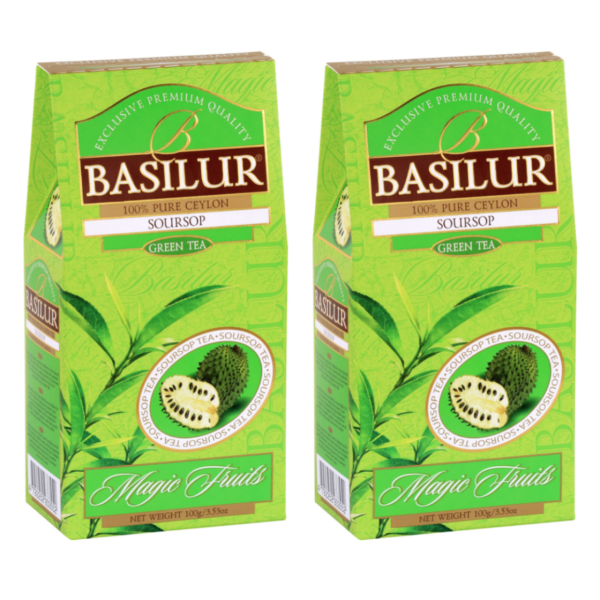 Спайка чай зеленый Базилур Саусеп 100 грамм*2