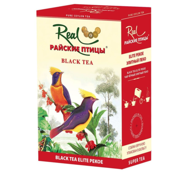 Чай Райские птицы PEKOE (средний лист) 100 грамм