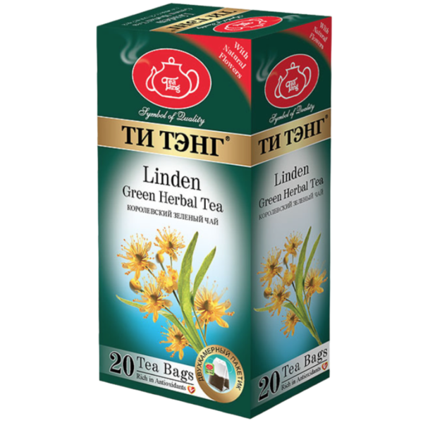 Чай зелёный Ти Тэнг "Липа" 20 пакетов