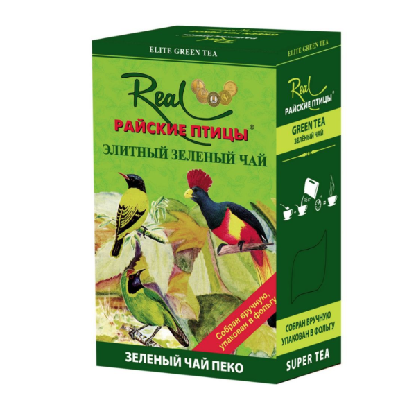 Чай Райские птицы Зеленый 100 грамм