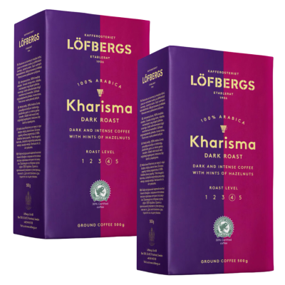 Кофе молотый Lofbergs Kharisma 500 грамм 2 штуки