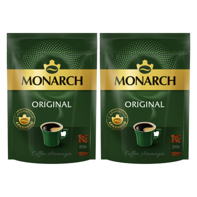 Кофе растворимый Monarch 210 грамм 2 штуки