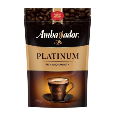 Кофе растворимый Амбассадор Платинум 150 грамм