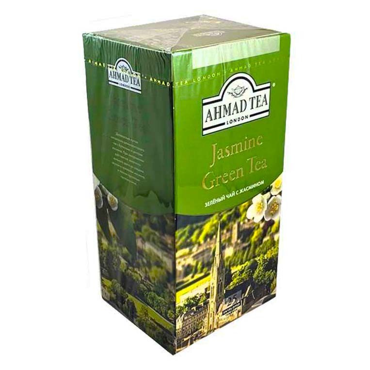 Чай ахмад пакетики купить. Чай Ахмад зеленый с жасмином 25пх2г. Чай Ахмад зеленый 25 пакетиков. Ахмат зеленый чай 25 пакетиков.