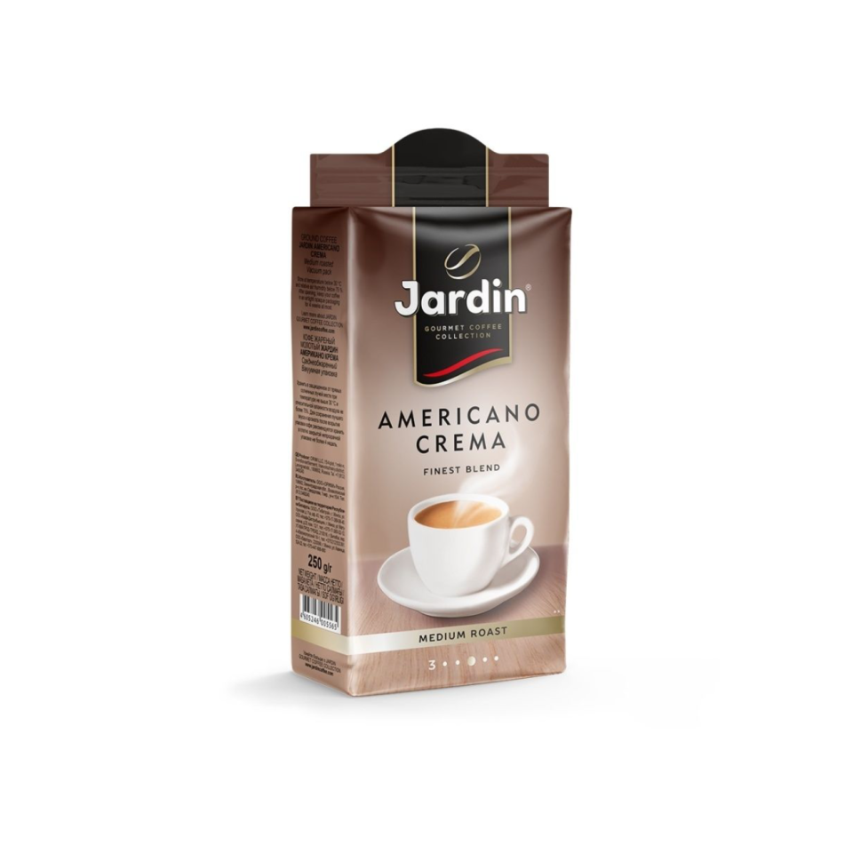 Кофе молотый Jardin americano crema, 250 г. Кофе Жардин американо крема молотый 250г. Кофе молотый Жардин 250г Арабика. Jardin американо крема 250. Кофе jardin americano crema