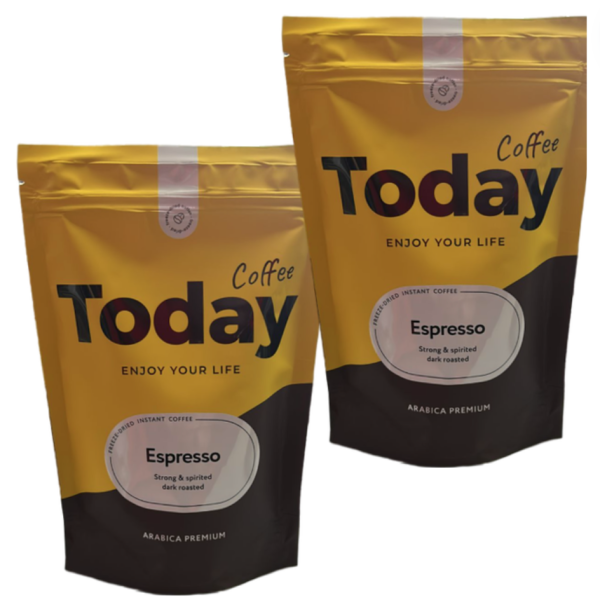 Кофе растворимый Today Espresso 150 грамм, 2 штуки