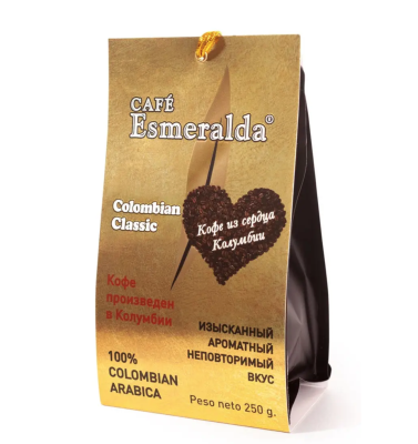 Кофе молотый Cafe Esmeralda Classic 250 грамм для чашки