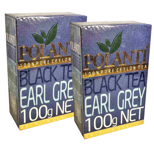 Чай черный листовой Поланти Эрл Грей 100 грамм 2 штуки