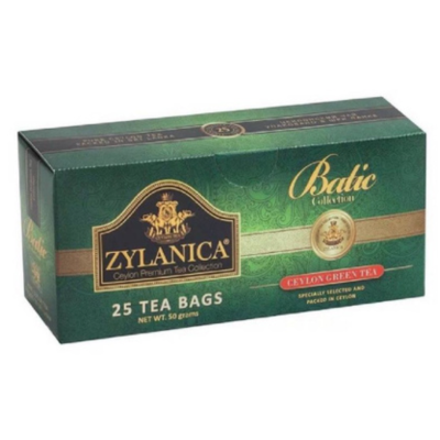 Чай зеленый Zylanica Ceylon Батик 25 пакетиков