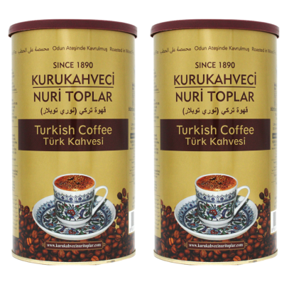 Турецкий кофе Курикафеси Нури Топлар 500 грамм, ЖБ 2 штуки