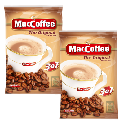 Кофе порционный  МакКофе 3 в 1 50 стиков 2 упаковки